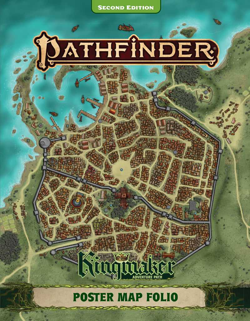 Pathfinder 2E Kingmaker Poster Map Folio