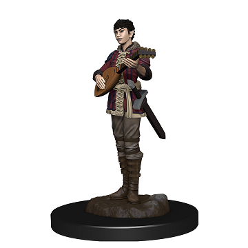 Wizkids D&D Minis 93028 Prepainted Half-elf Bard Female