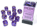 Chessex 12d6 Borealis Royal Purple/gold Luminary
