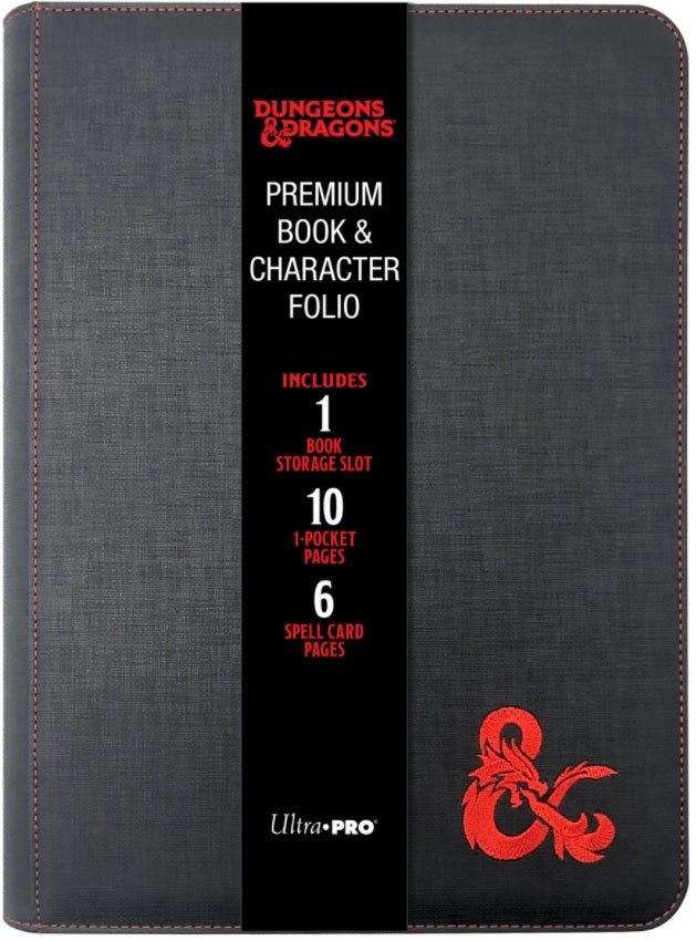 Dungeons & Dragons 5th Edition Premium Book and Character Zipfolio