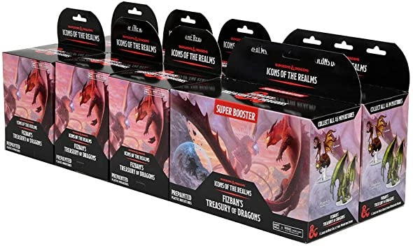 Wizkids D&D Minis Icons of the Realms 22: Fizban's Treasury of Dragons Booster Brick