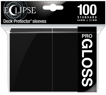 Ultra PRO Sleeves: Eclipse Gloss Black(100)