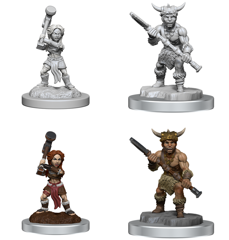 Wizkids Minis D&D 90412 Halfling Barbarians