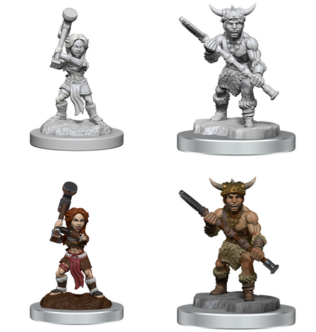 Wizkids Minis D&D 90412 Halfling Barbarians
