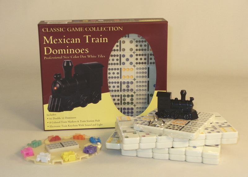 Dominoes Double 12 Mexican Train Color Dot