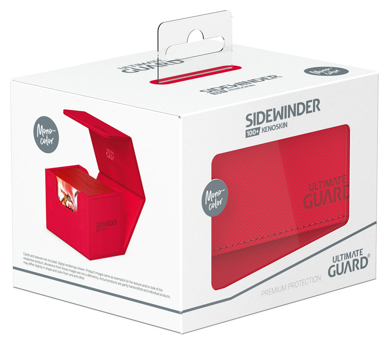 Ultimate Guard Deck Box Sidewinder 100+ Red Monocolour
