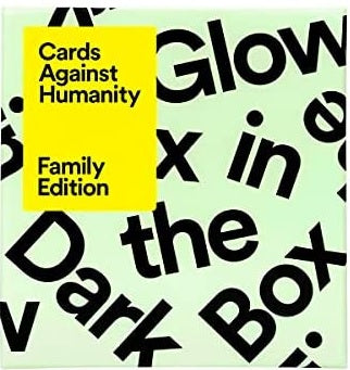 Pg Cards Against Humanity Family Edition Glow in the Dark