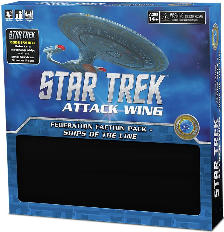 Star Trek Attack Wing Ships of the Line Federation Faction pack