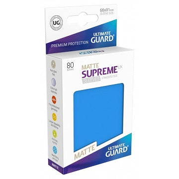 Ultimate Guard Sleeves: Supreme UX Matte Light Blue (80)