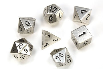 Chessex Poly Metal Silver
