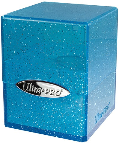 UP Deck Box Satin Cube Glitter Blue