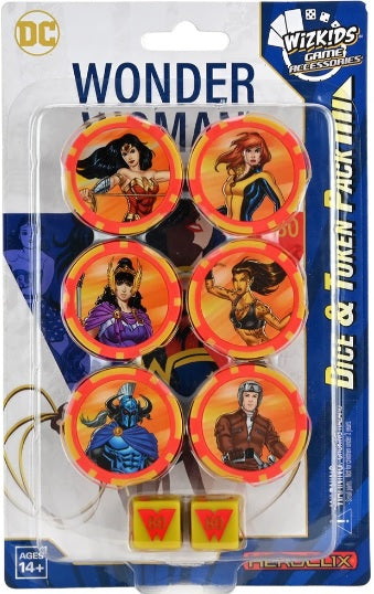 HeroClix DC Wonder Woman 80th Dice and Token Pack