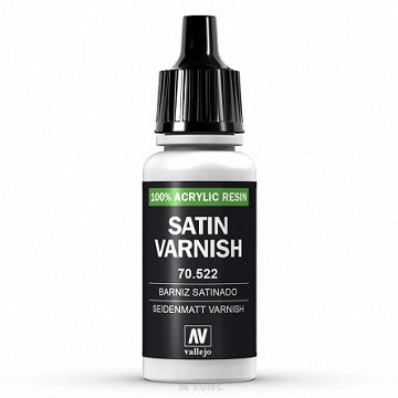 Vallejo: Auxiliary Permanent Satin Varnish (17ML)