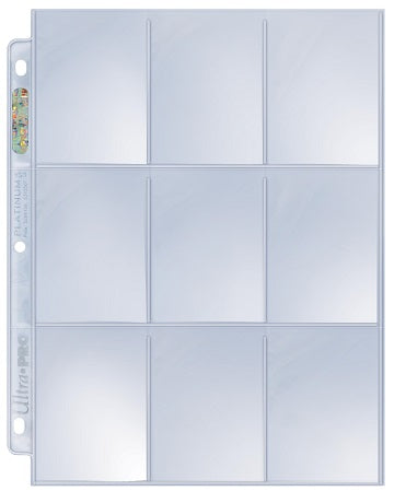 Card Pages Ultra-Pro 9-pocket page