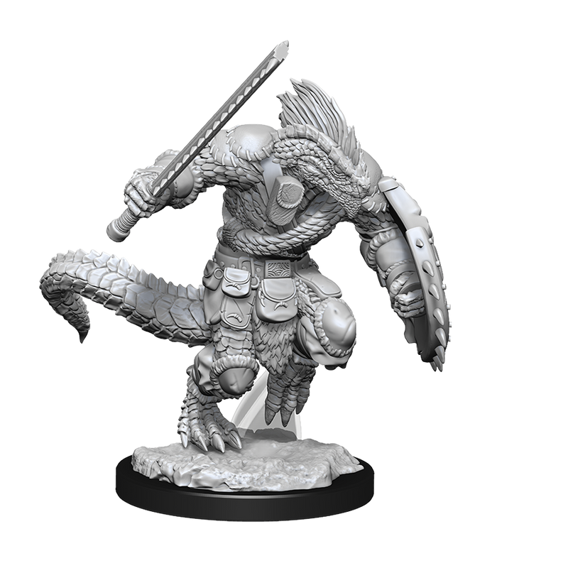 Wizkids Minis D&D 90308 Lizardfolk Barbarian/Cleric