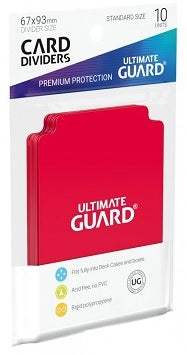 Ultimate Guard Card Dividers - Red