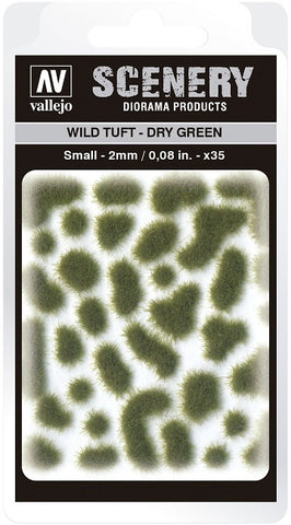 Vallejo: Scenery Small Wild Tuft Dry Green