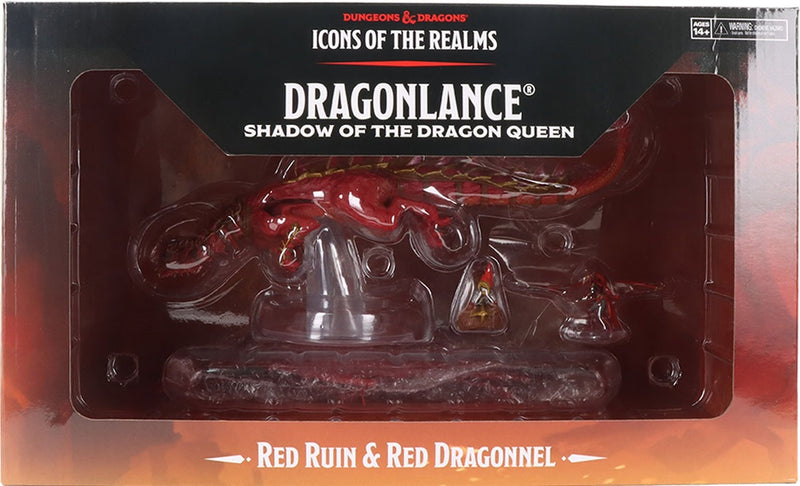D&D Minis Icons of the Realms : Red Ruin and Red Dragonnel