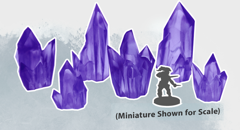 Monster Scenery Amethyst Crystals