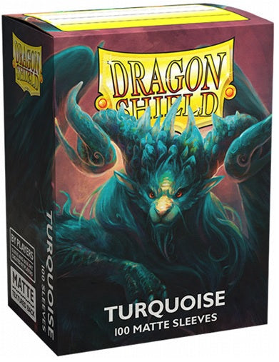 Dragon Shield Sleeves: Matte Turquoise (100)
