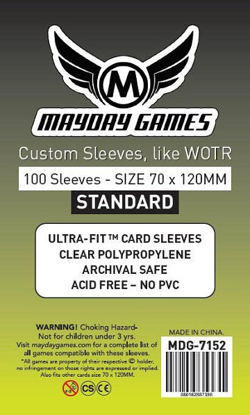 Mayday Sleeves: MDG-7152 Tarot 70x120mm (100)