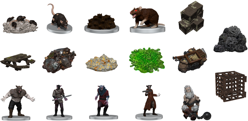 DDM Icons of the Realms Adventure in a Box Wererat Den