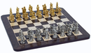 Chess Set 16" Pewter Medieval  We16-5416