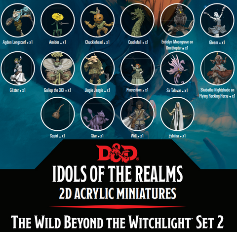 Wizkids D&D Minis Icons of the Realms 2D Wild Beyond the Witchlight Set 2