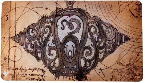 UP Playmat MTG Brothers War Schematic V2