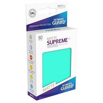 Ultimate Guard Sleeves: Supreme UX Matte Turquoise (80)