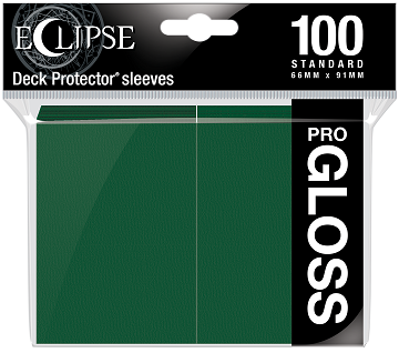 Ultra PRO Sleeves: Eclipse Gloss Green (100)