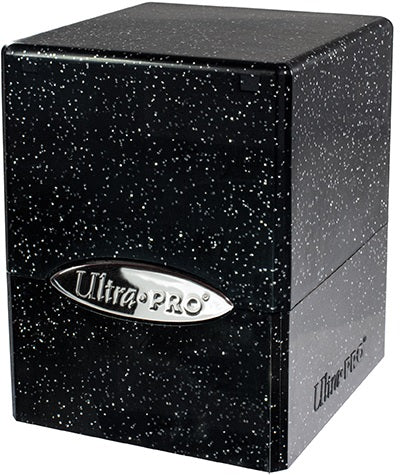 UP Deck Box Satin Cube Glitter Black