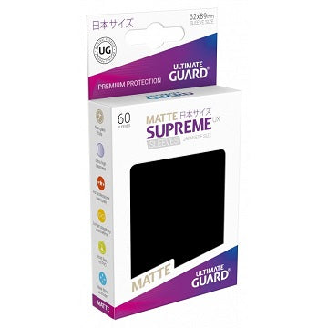 Ultimate Guard Sleeves: Supreme UX Japanese Matte Black (60)