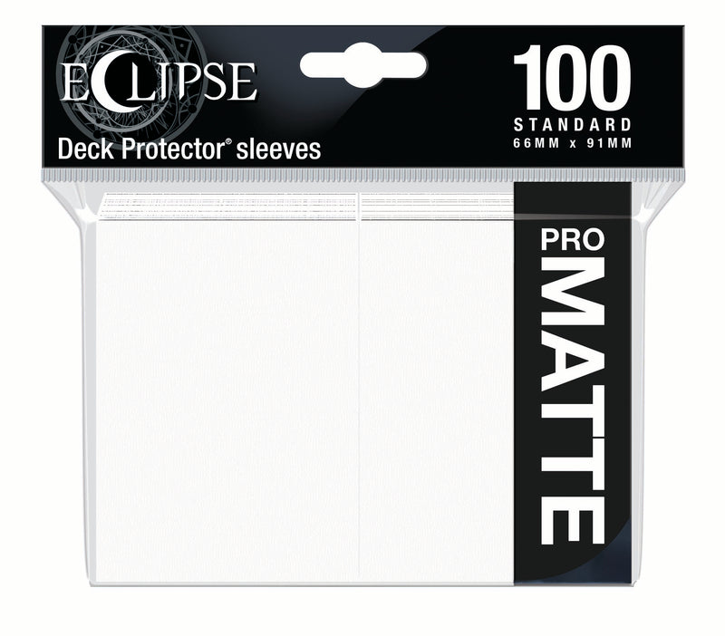 Ultra PRO Sleeves: Eclipse Matte Arctic White (100ct)