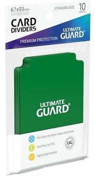 Ultimate Guard Card Dividers - Green