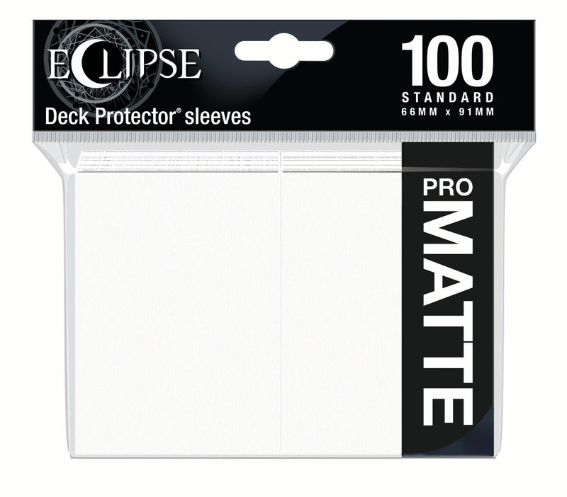 Ultra PRO Sleeves: Eclipse Matte Arctic White (100)