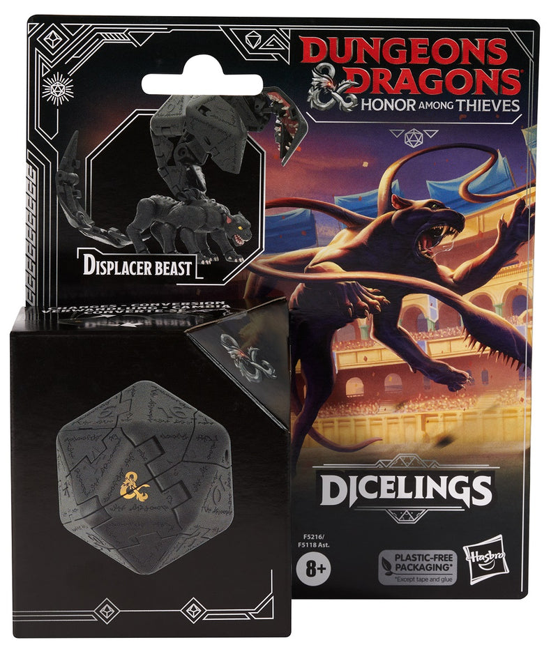 Dungeons and Dragons Honor Among Thieves Dicelings - Black Displacer Beast