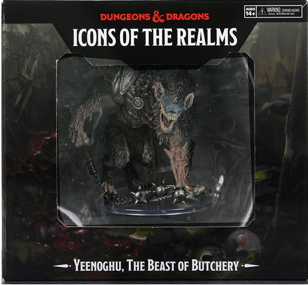 D&D Minis Icons of the Realms Yeenoghu, Beast of Butchery Premium Figure