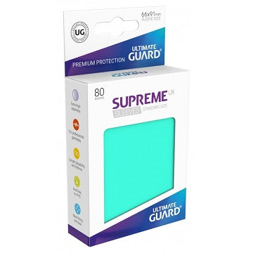 Ultimate Guard Sleeves: Supreme UX Turquoise (80)