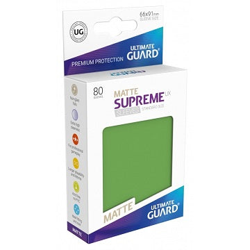 Ultimate Guard Sleeves: Supreme UX Matte Green (80)