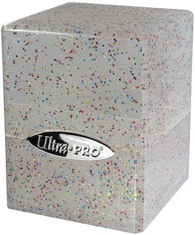 UP Deck Box Satin Cube Glitter Clear