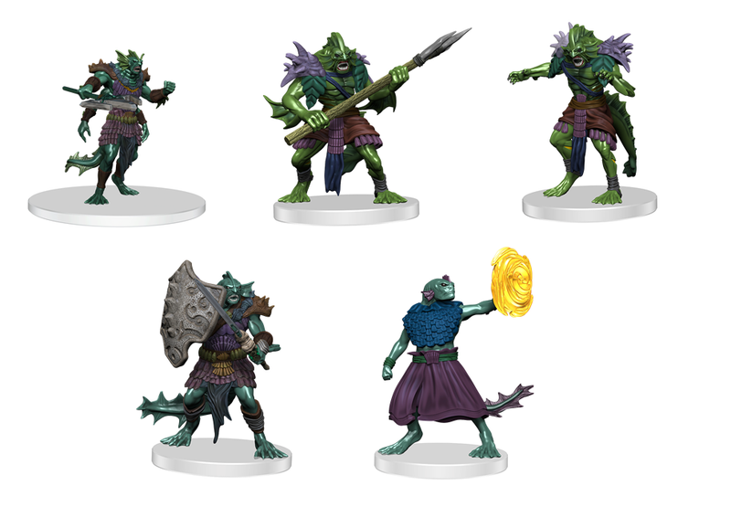 Wizkids D&D Miniatures Icons of the Realms: Sahuagin Warband