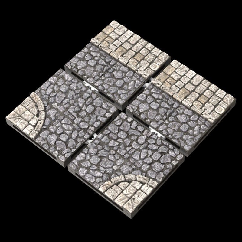 Warlock Tiles: Town and Village - Town Square