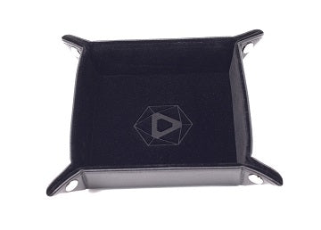 Die Hard Dice Folding Square Tray W/black Velvet