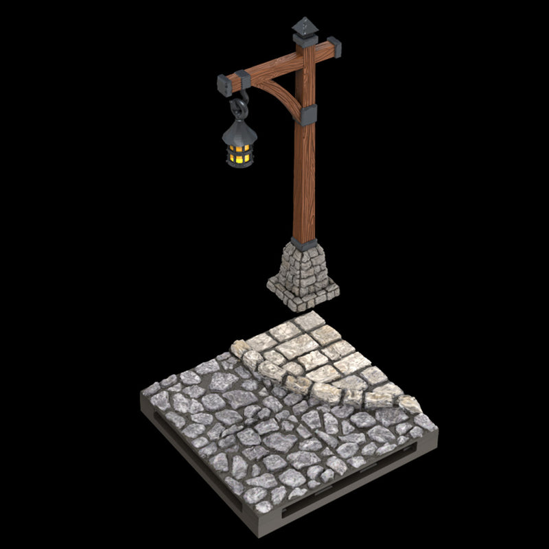 Warlock Tiles: Town and Village - Town Square