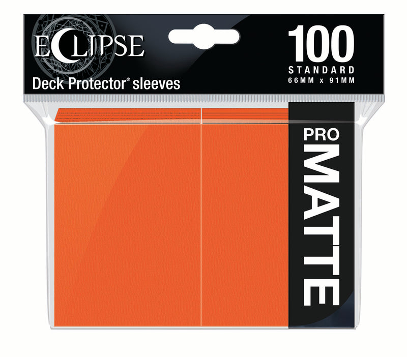 Ultra PRO Sleeves: Eclipse Matte Pumpkin Orange (100ct)