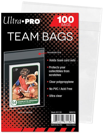 Ultra Pro Team Bag Resealable