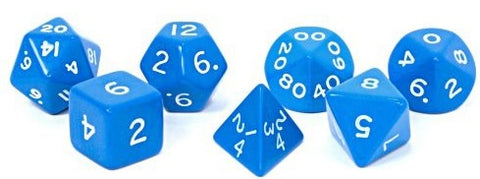 Dice Koplow Jumbo Tube Poly Set- Blue/White