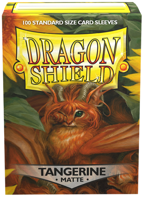 Dragon Shield Sleeves: Matte Tangerine (100)