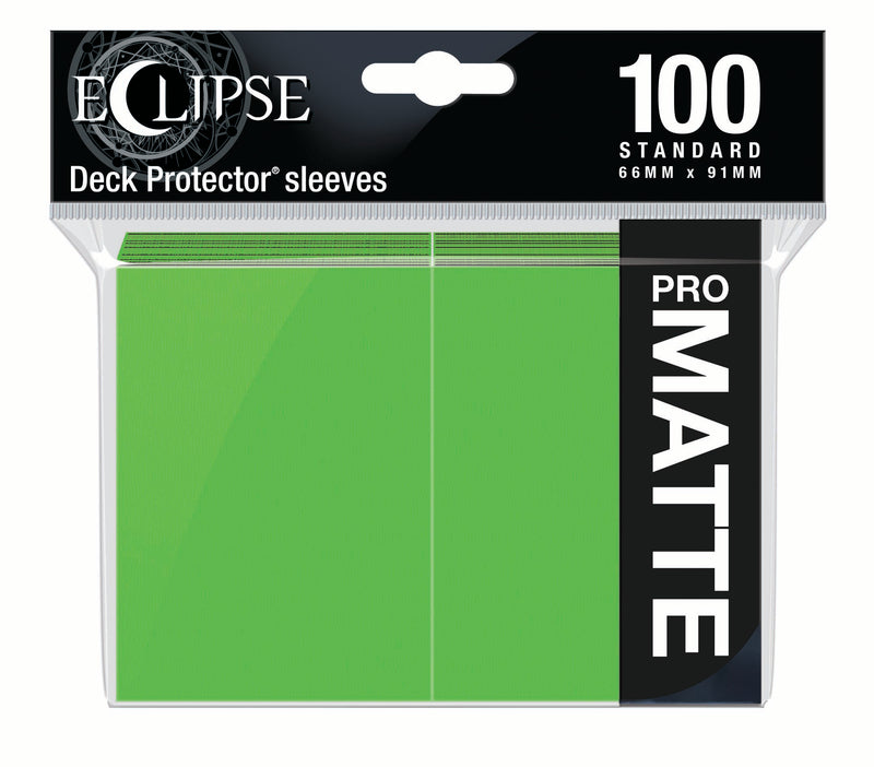 Ultra PRO Sleeves: Eclipse Matte Lime Green (100ct)